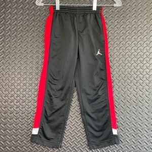 Jordan Y2K Black Red Stripe Basketball Training Athletic Sweatpants Boys Size‎ M